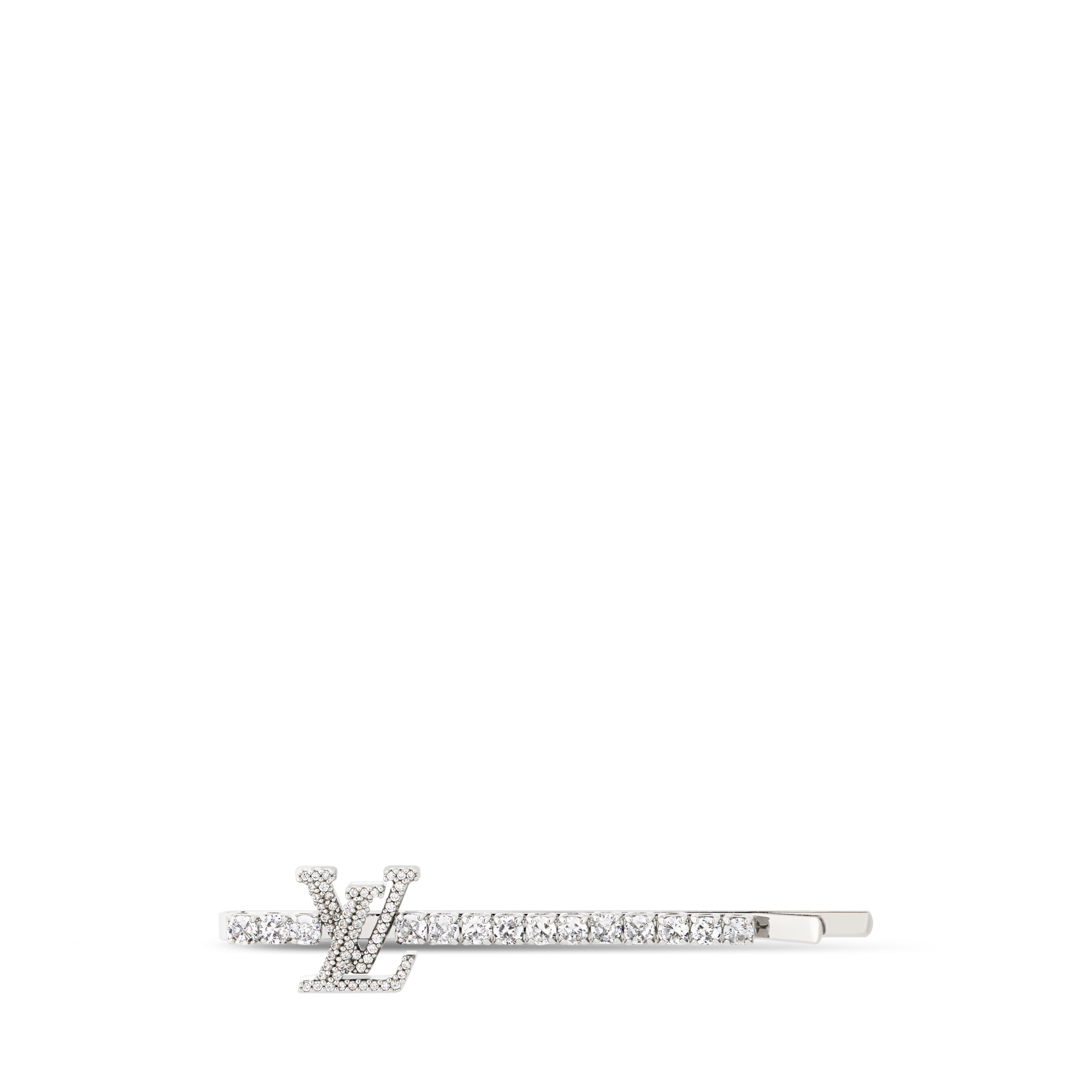 LV Iconic Strass Pin . - Luxury Fashion Jewellery - M03252 Silver